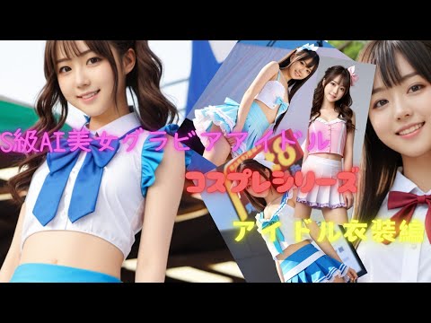 S級AI美女グラビアアイドルコスプレシリーズ『アイドル衣装編』