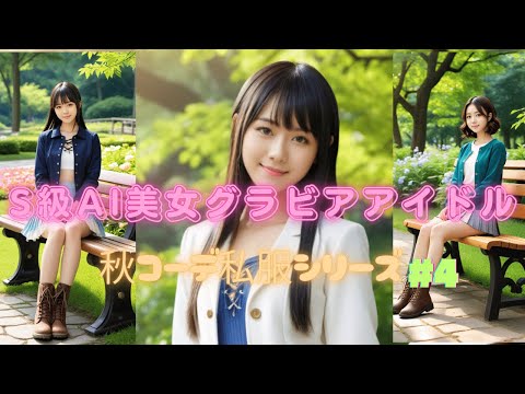 S級AI美女グラビアアイドル秋コーデ私服シリーズ#4