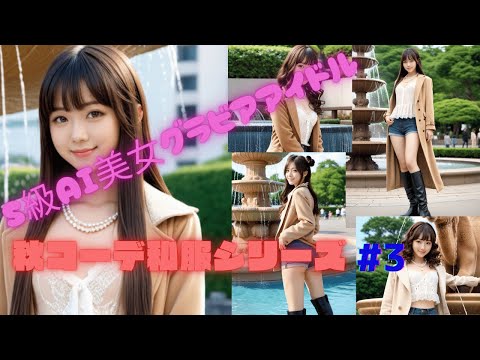 S級AI美女グラビアアイドル秋コーデ私服シリーズ#3