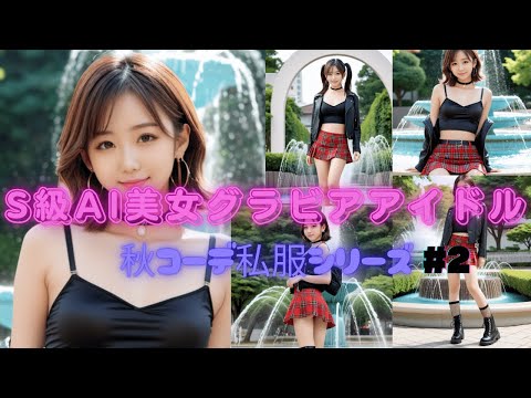 S級AI美女グラビアアイドル秋コーデ私服シリーズ#2