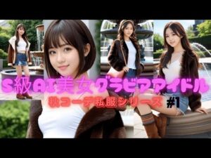 S級AI美女グラビアアイドル秋コーデ私服シリーズ#1