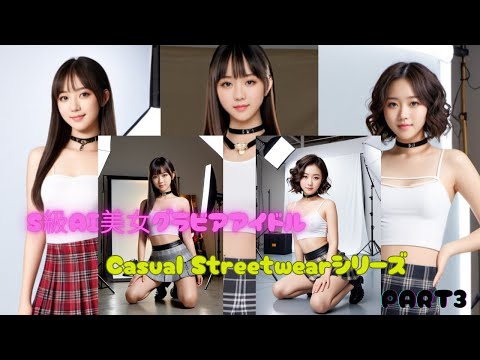 S級AI美女グラビアアイドルCasual StreetwearシリーズPART4