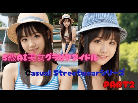 S級AI美女グラビアアイドルCasual StreetwearシリーズPART3