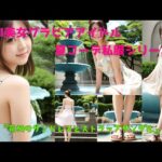 S級AI美女グラビアアイドル夏コーデ私服シリーズ#3 『花柄のサンドレスとストラップサンダル』