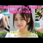 S級AI美女グラビアアイドル夏コーデ私服シリーズ#2 『白いTシャツをプリーツ入りミニスカートにイン、ローファーを合わせる。』