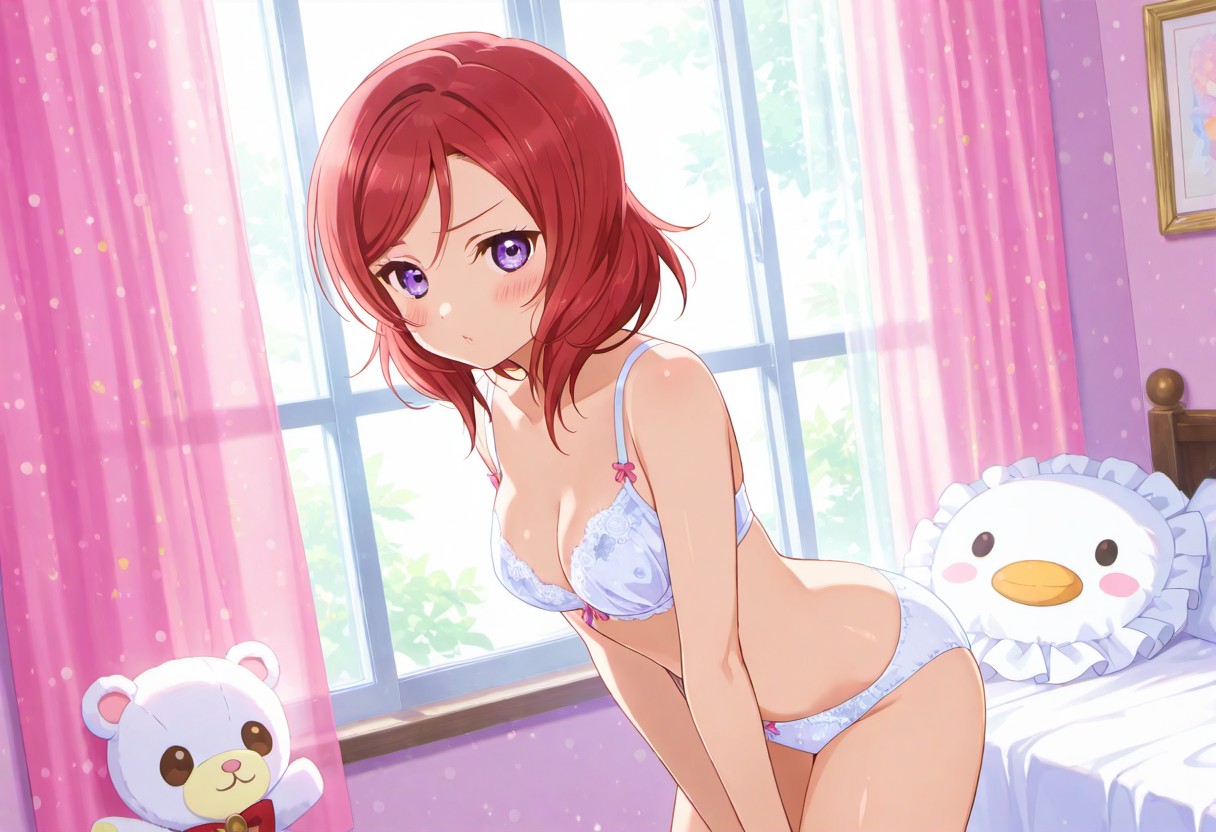 R18 [Stable Diffusion] あのエロ同人作品を再現できるのか【発情美少女】ラブラ☆ブ！西木☆真姫編