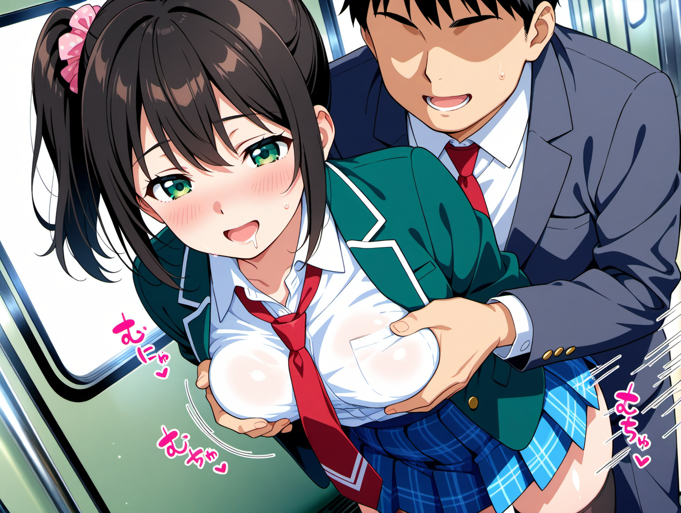 R18 [Stable Diffusion]  chichi-pui （ちちぷい）の呪文を使ってタグ#電車のエロ画像を生成